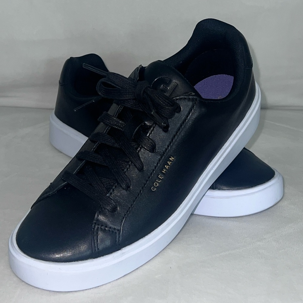 New Cole Haan women’s Black and White Sneakers